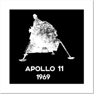 Apollo 11 50th Anniversary Moon Landing 1969 Ship T-Shirt Posters and Art